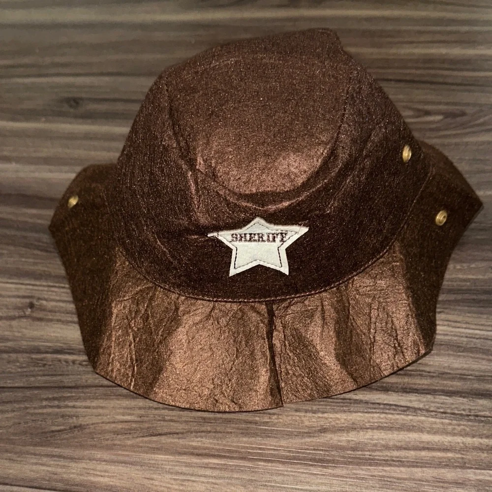Cowboy Costume Set for Kids - Brown and White